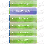 Graphics Navigation Menu BN0150160 Try a new and dynamic way to navigate your site. This navigation menu specifically designed for your shopping cart. Created with the latest Web 2.0 design this shopping cart navigation menu is suitable for use in various websites and especially for your storefront.  3 states are included: original,