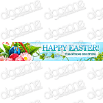 Graphics Easter Banner 540x100 px. Rich, sophisticated banner with dynamic graphic Web 2.0 design. Suitable for any printing products, promotional e-mails and online web store selling wide range of merchandise.