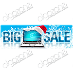Graphics Christmas Banner 180x60 px. Rich, sophisticated banner with dynamic graphic Web 2.0 design. Suitable for any printing products, promotional e-mails and online web store selling wide range of merchandise.