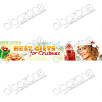 Graphics Christmas Banner 540x100 px. Rich, sophisticated banner with dynamic graphic Web 2.0 design. Suitable for any printing products, promotional e-mails and online web store selling wide range of merchandise.