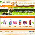 CS-Cart template CS03C20040 This design features an attractive design providing ample space for specials and advertising on main page. Template features quick products selection in the main page for better navigation
