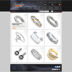 CS-Cart template CS03C20047 Stylish template offers effective products presentation on the main page with featured products and large images. Clean color and balanced location of elements make this templates perfect for wide range of jewelry related products