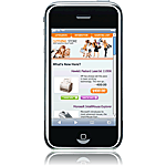 osCommerce iPhone templates IPH0100304 Shopping is fun in this great, upbeat iphone template.  Featuring multiple colors, the template makes it easy to blend your products into the design.