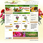 Magento template MG03C20035 Template design provides a great main page to display your featured products and categories. Great header organization puts all necessary information on the top of the page for your customers convenience