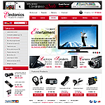 OpenCart template OC01A00528 Detailed desing offers great promotion placing on the main page and header including banners slide show on the main page and other slick features. This templates perfect for electronics and wide range of products with simple theme images update