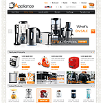 OpenCart template OC01A00570 Modern Appliances design provides a great main page to display your featured products and categories. Banner slide show will help bring up your products presentation for greater conversion result. The design on this template can be easily customized for any product line.