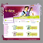 CRELoaded template OS03C00179 Unique, innovative template features hip design recommended for shops selling fashion to teens and young adults.