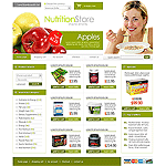 CRELoaded template OS03C00226 Stores selling food and nutritional products will benefit from this template promoting healthy lifestyle.