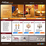 CRELoaded template OS03C00265 Set the mood on your site . If you sell lighting fixtures or equipment, use this template to show your customers how they can enhance their home environment.