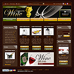 CRELoaded template OS03C00269 Wine enthusiasts will enjoy shopping on your site with this template. Deep, luscious colors give your site a sense of sophistication but keeping site navigation clear and simple for customers to find your product.