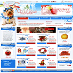 CRELoaded template OS03C00302 Stylish, state of the art Christmas template perfect for the holiday season or year round Christmas related product sale.
