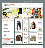CRELoaded template OS03C10624TM This design features a unique placement of graphic components with sophisticated look and flash animation. This template is perfect many fashion products. Fixed width.
