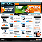 CRELoaded template OS03C20010 This design features an attractive header providing ample space for specials and advertising on your cart. Check out the slider highlight on the template's main menu.